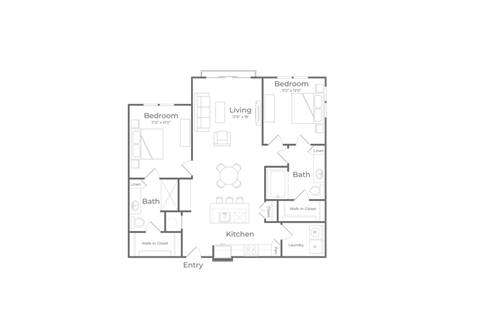 bedroom floor plan | the mansions on the park